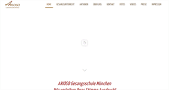 Desktop Screenshot of gesangsschule-muenchen.de